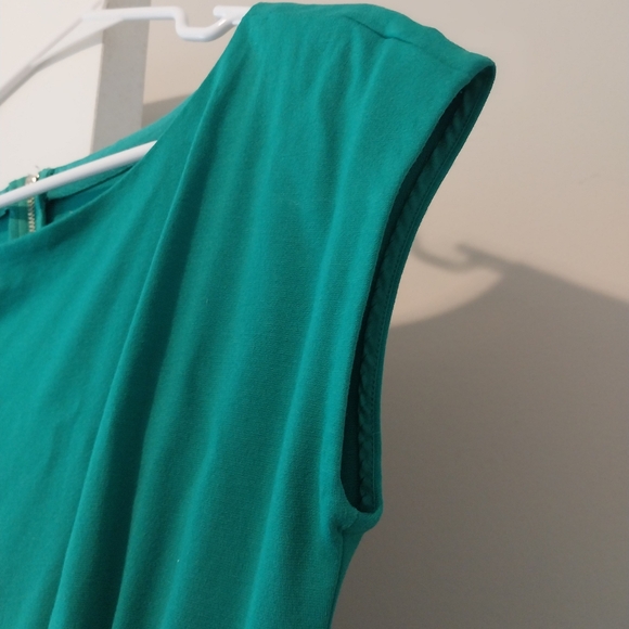 Kate Spade Womens Turquoise and Navy Dress Sz M W/Pockets - Picture 7 of 11